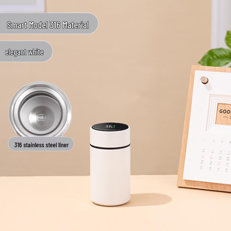 Smart 200ml Portable Insulated Ceramic Cup with Logo Engraving