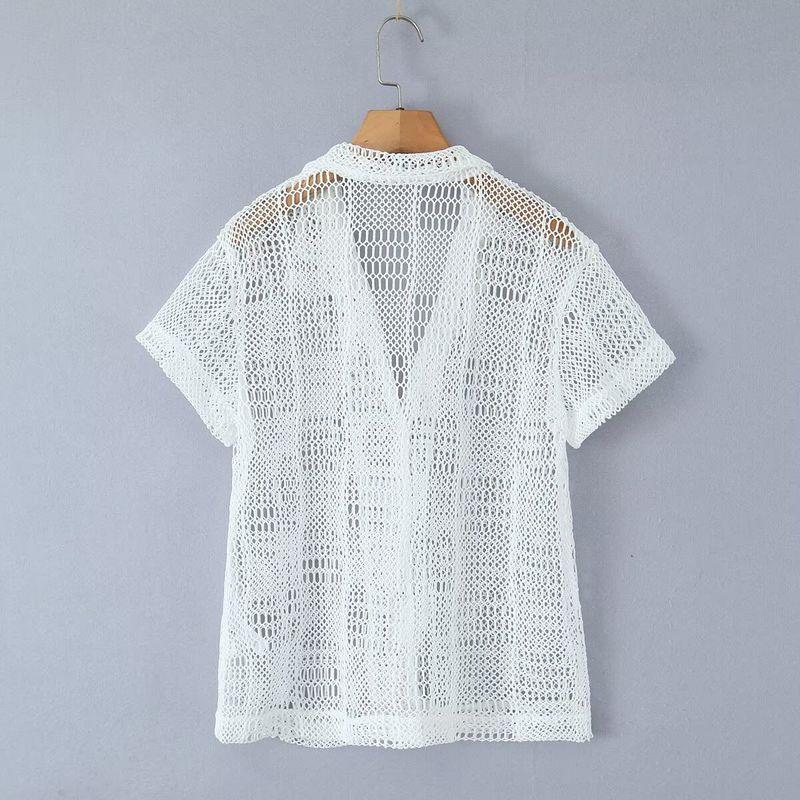 Jnleaog Spring New Arrival Women's Clothing Fashion Style Travel Outfit Lazy Casual Holiday Beach Seaside Blouse