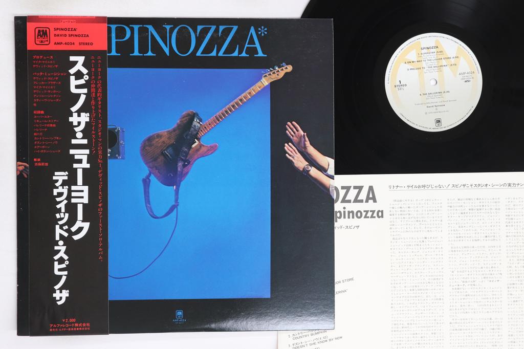 LP Record DAVID SPINOZZA - Spinozza AMP4024 A&M 1980 Japan Obi Jazz Used