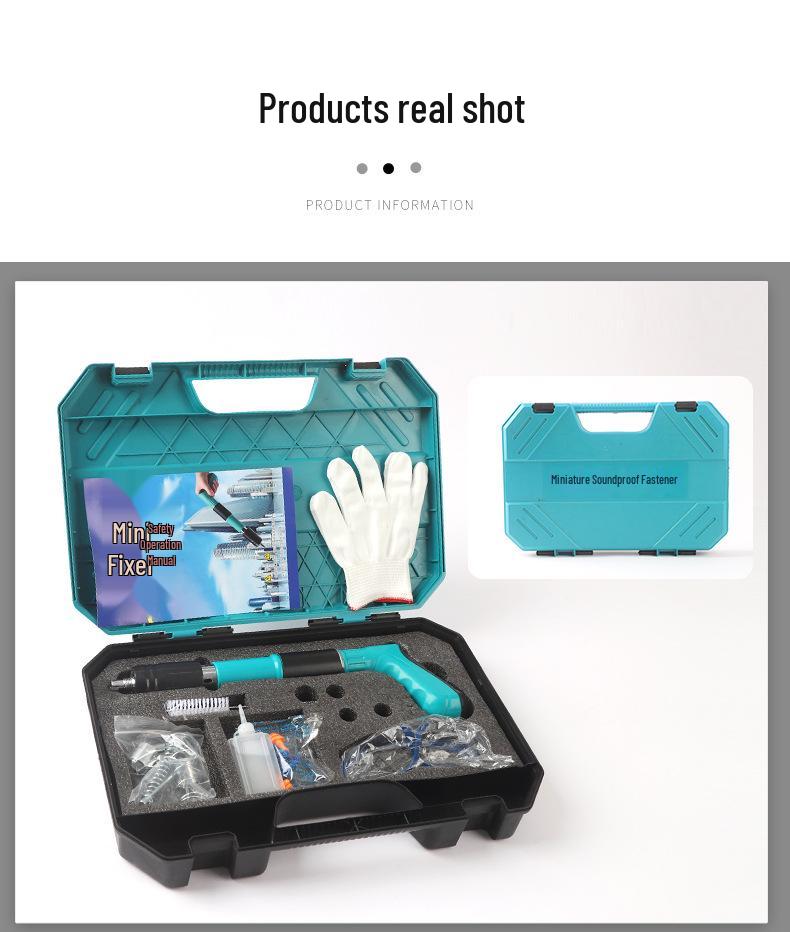 Green Silent Mini Ceiling Nail Gun Tool