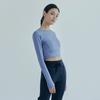 Huit Background Crop Long Sleeve Tee Htwtl3i01t