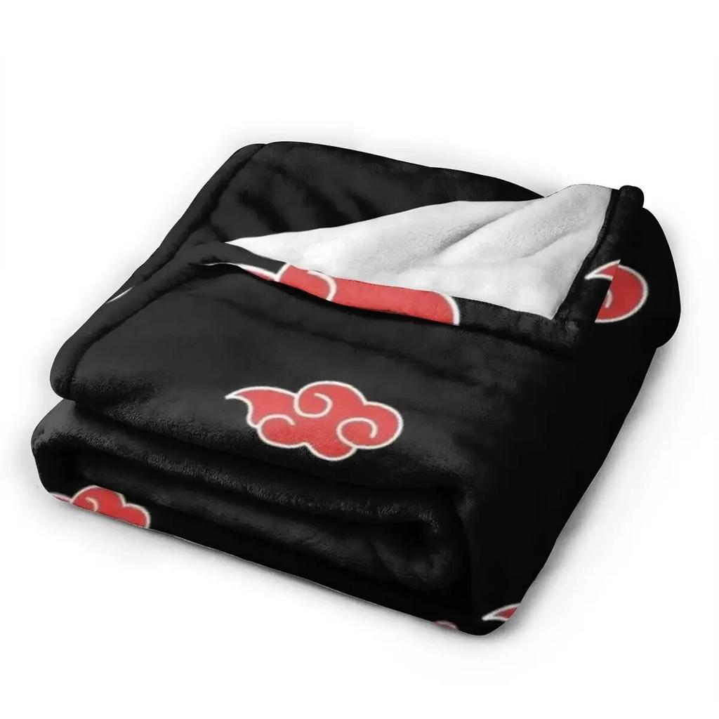 Japan Anime Blaue Wolken Akatsuki Neji Decken Weiche, warme Flanell-Überwurfdecke Bettwäsche für Bett Wohnzimmer Picknick Reise Zuhause