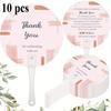 10 Pieces/set, Thank-you Gifts, Wedding Guest Fans, Photo Props, Wedding Party Decorations, Bachelor Party Photo Props, Anniversary, Birthday