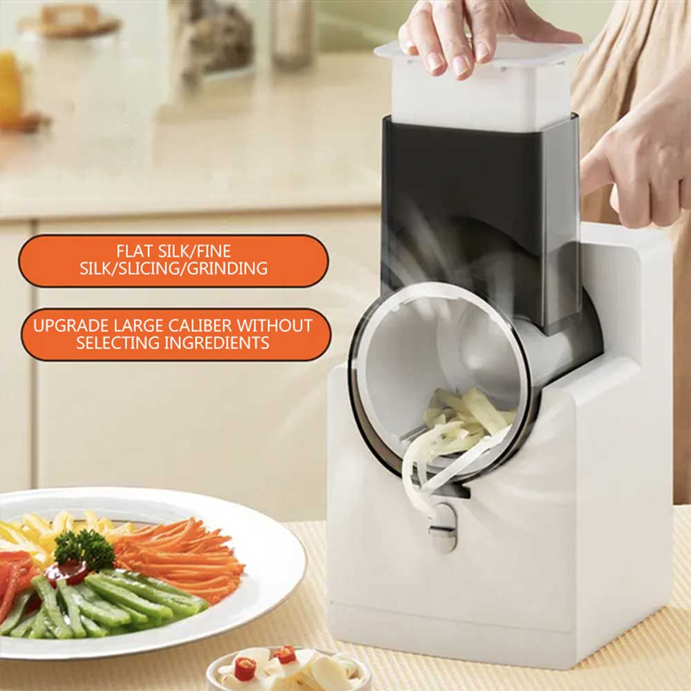 

Electric Grater Vegetable Cutter Multifunctional Food Cutting Machine Household Cheese Slicer лазурь