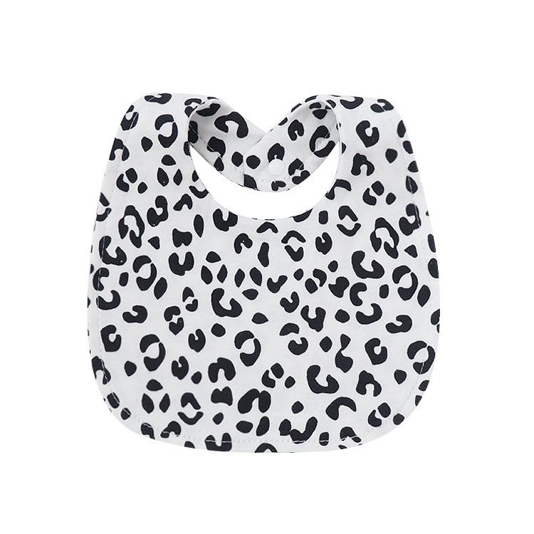 Newborn Baby Bibs Pure Cotton Double Layer Drool Bibs High Absorbency Burp Cloths For Infants Toddlers Soft Skin Friendly