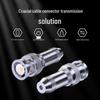 Hongji 75 Ohm BNC/E1 RF Video Connector (100-Pack)