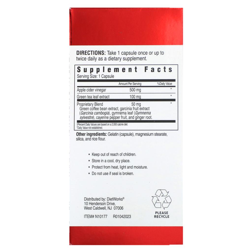 Cider Trim, Apple Cider Vinegar, 120 Capsules