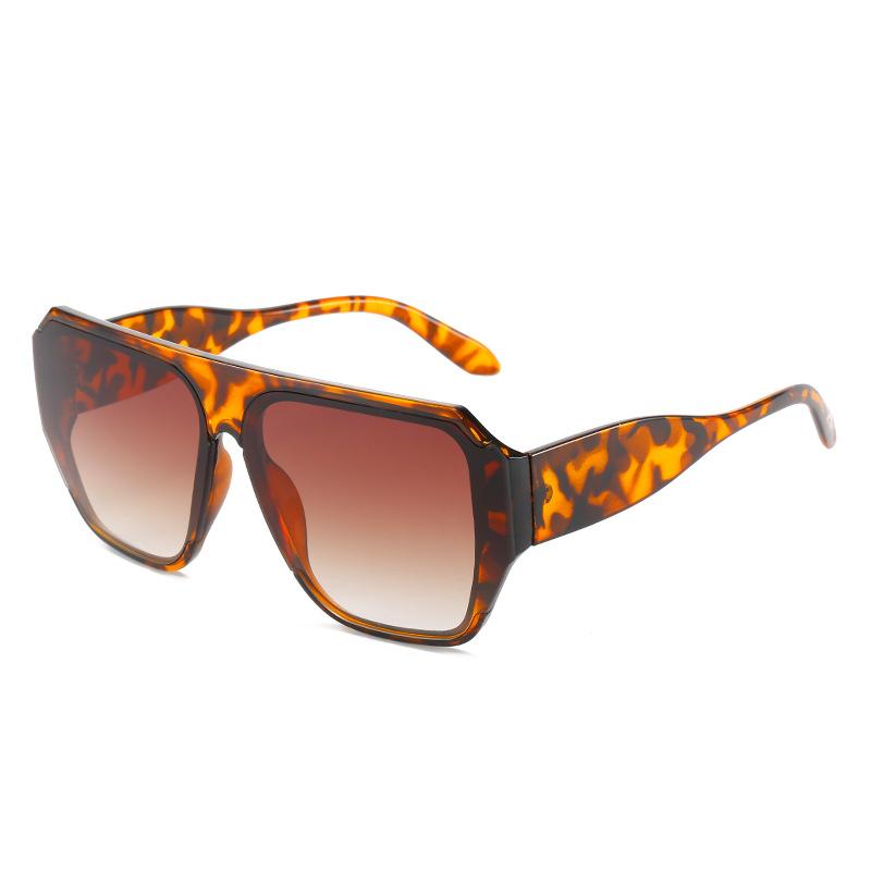 Sunglasses, Personalized Large-Frame Contrasting Color Pc Glasses, Women'S Sunglasses Of The Same Style