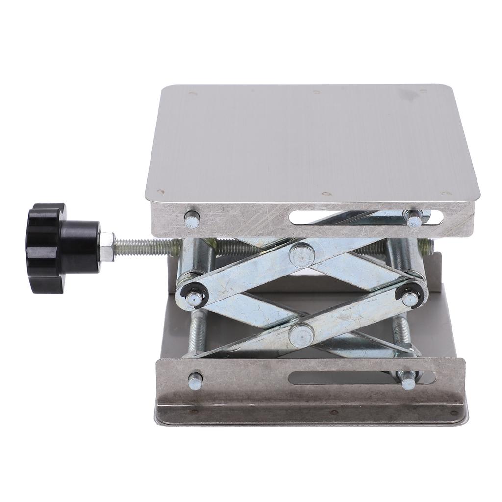 Small Stainless Steel Lifting Platform Manual Miniature Lift Stand Table for RC Cars