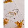 Yhpup Delicate Shiny Cubic Zirconia Flower Adjustable Thin Small Chic Ring Gold Color Platinum Plated Stainless Steel Jewelry