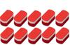 Smart Home II Triple Kitchen Sponge for Oil and Grease Red 12 X 6.5 3.6 Cm Made In Japan Cleaning Set of 10
