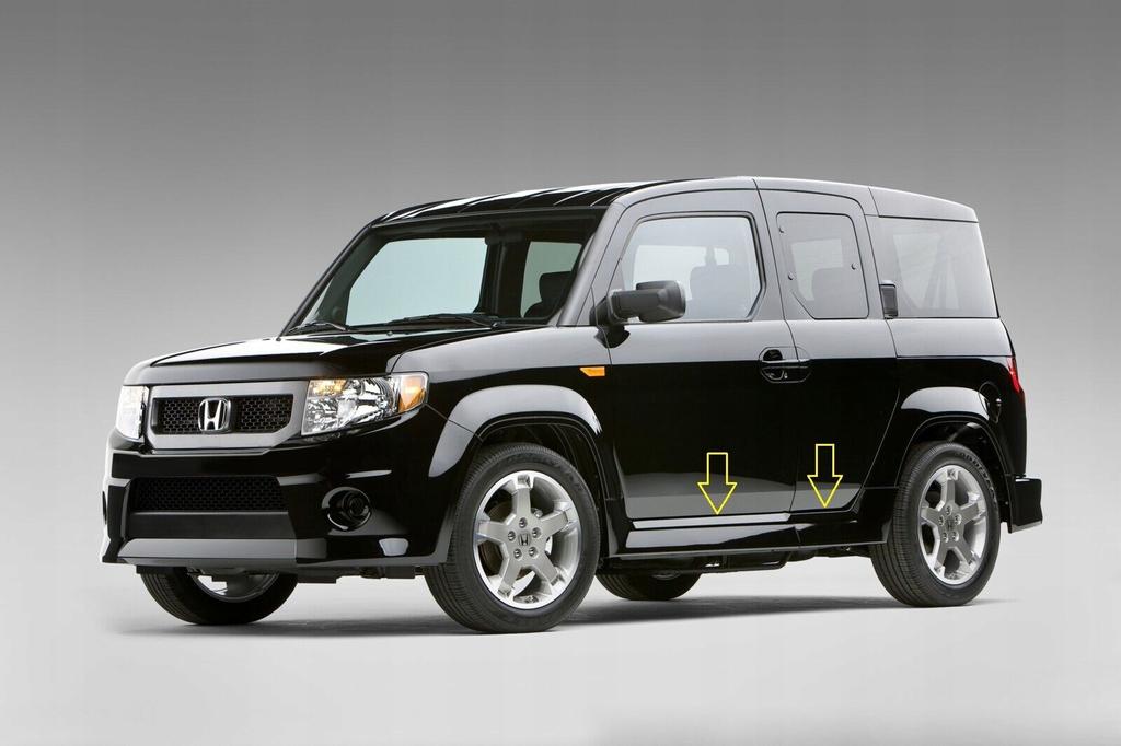 Honda Element 2003-2011 - Chromové ochranné boční lišty dveří