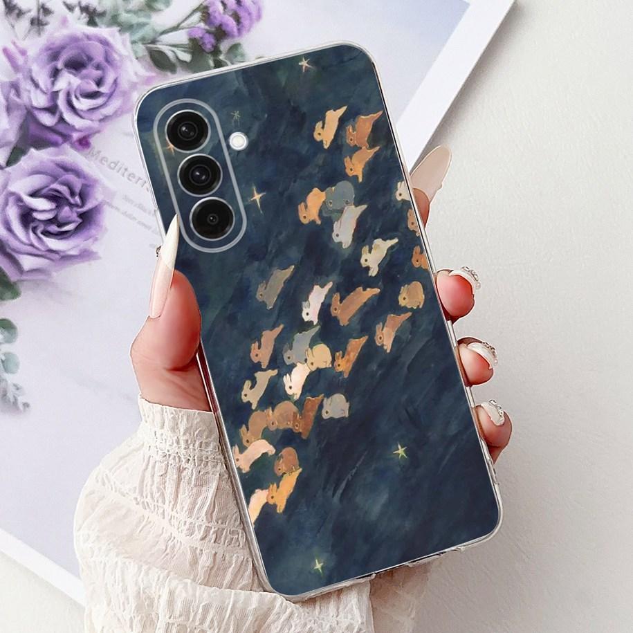 For Samsung Galaxy A56 5G Case SM-A566B Cover New Fashion Flower Butterfly Soft Silicone Phone Case For Galaxy A26 A36 5G Fundas
