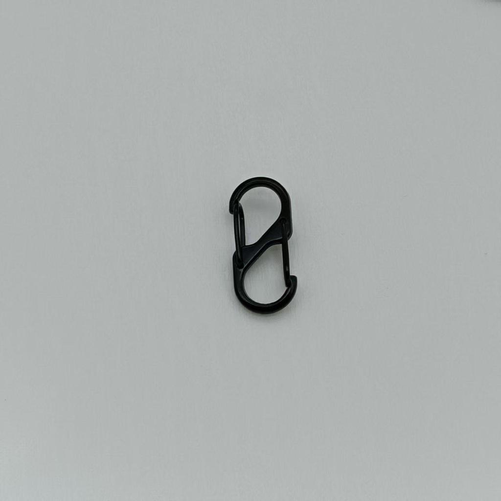 Brelok do kluczy S-Type Quick-Release Outdoor: Klamra kempingowa do mini samochodów z zabezpieczeniem antywłamaniowym i antykradzieżowym