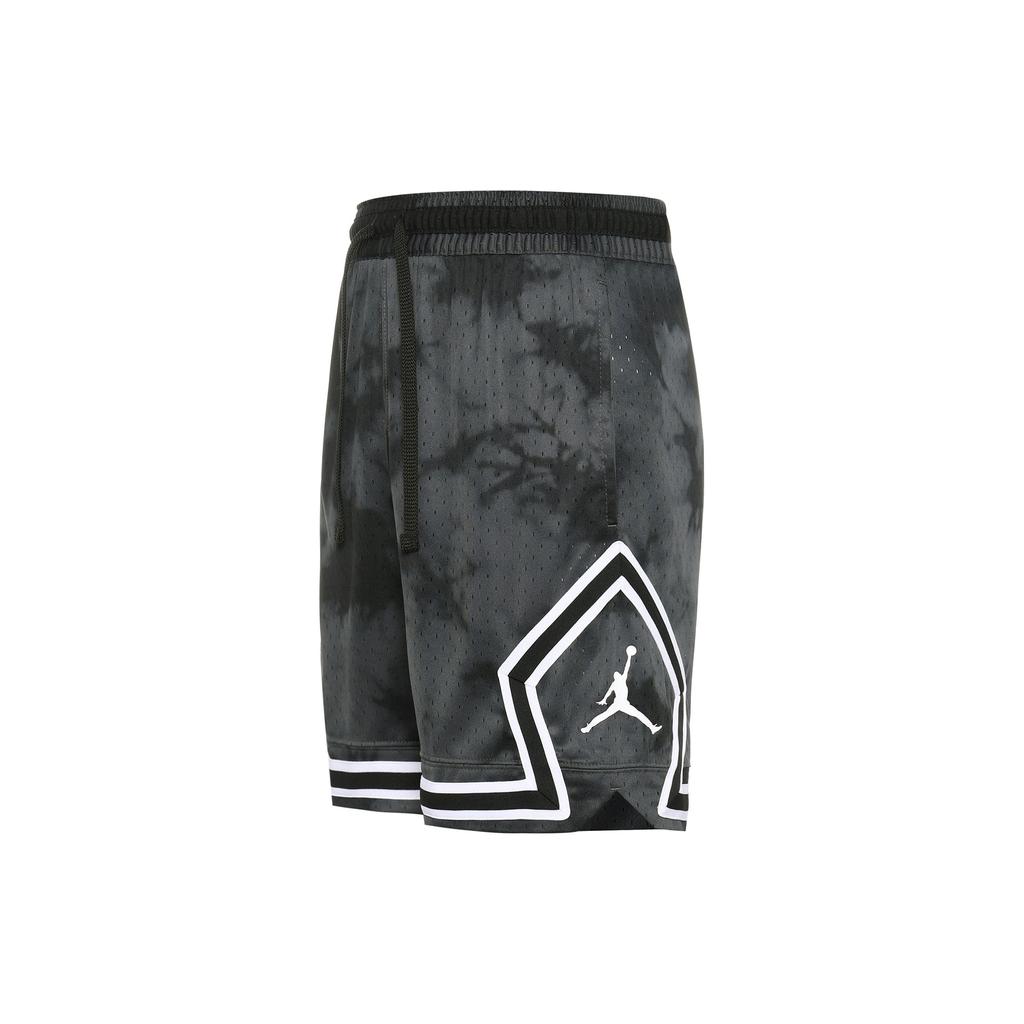 Jordan Logo Print Striped Straight-Leg Elastic Casual Shorts Men Bottoms Black DZ0563-022