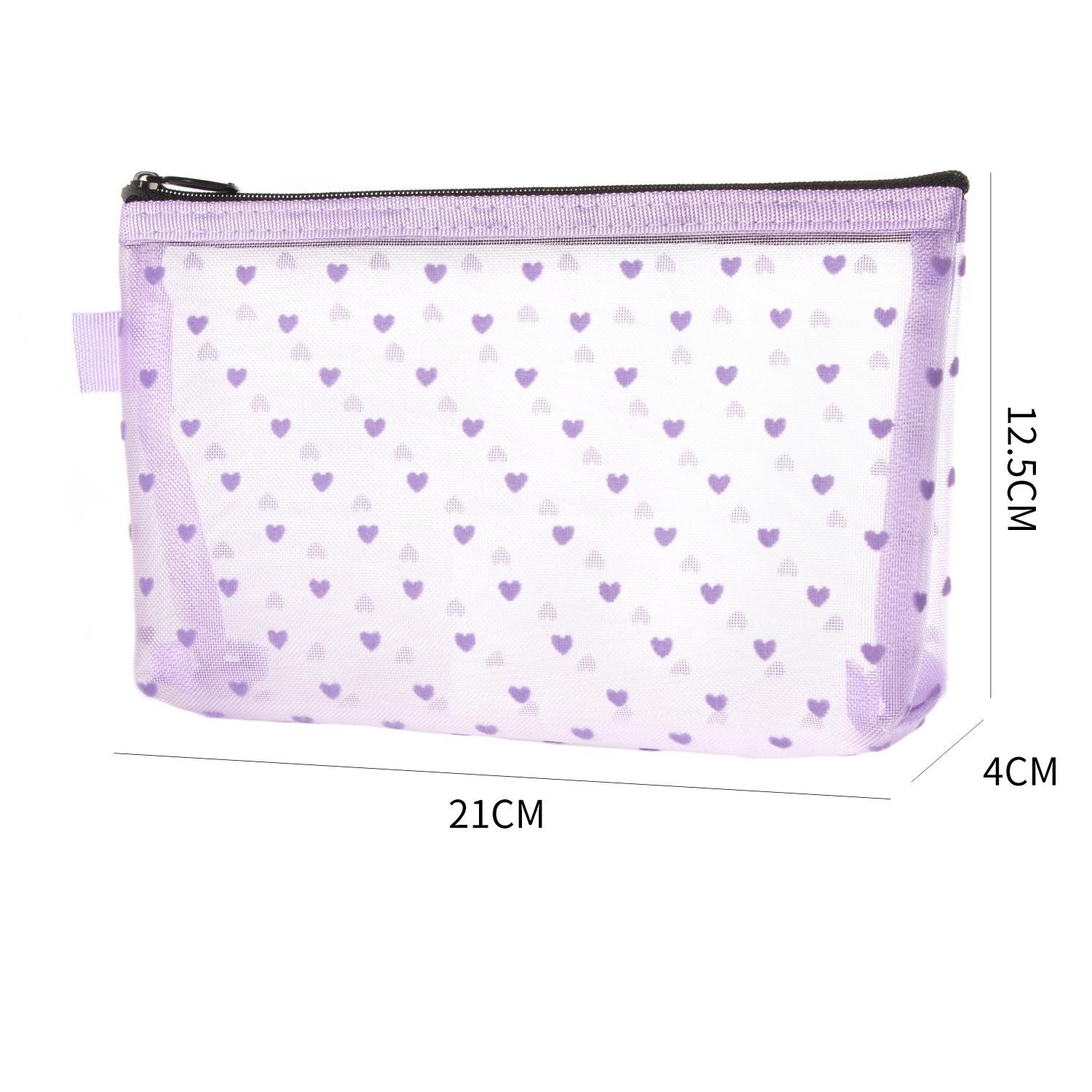 

Сетчатая косметичка Love, студенческая многофункциональная портативная дышащая прозрачная сумка для визуального хранения, сумка Таро