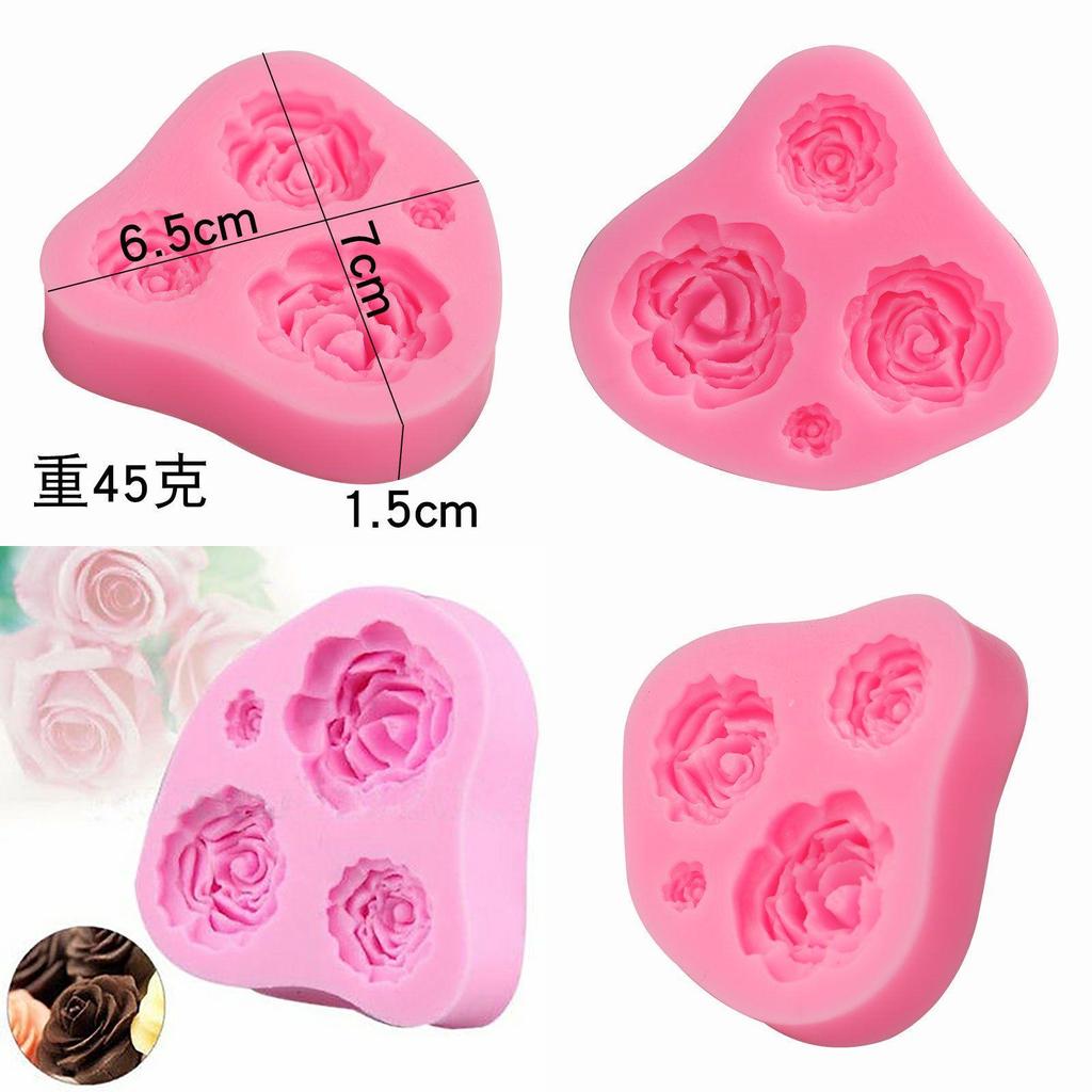 Flexible And Reusable Silicone Sugarcraft Mold For Diy Cake Decorating And Chocolate Baking