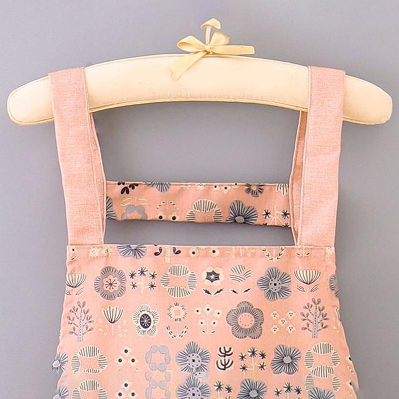 1Pcs Kitchen Sleeveless Apron Household Polyester Cooking Apron With Pocket Clothes Protection For Barber Painter Chef