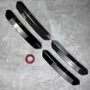 For Volkswagen Polo MK5 GTI 6R 6C 2010-2017 For Oettinger Style Roof Spoiler Extentions Flaps Boot Lip Cover Rear Wing Trim