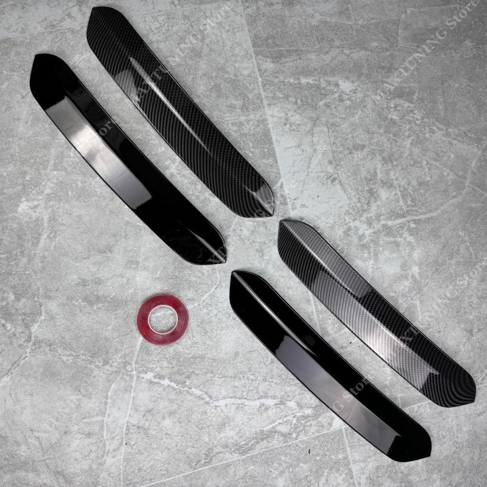For Volkswagen Polo MK5 GTI 6R 6C 2010-2017 For Oettinger Style Roof Spoiler Extentions Flaps Boot Lip Cover Rear Wing Trim