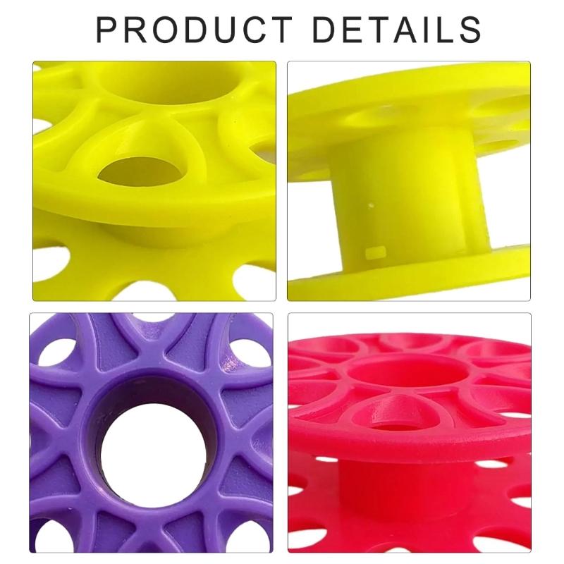 Plastic Scubas Diving Finger Spool Reel Convenient Hanging Hole Diving Spool Light Weight Guide Line Reel for Underwater