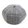 Universal Chemistry Gray Glen Check Beret Beret