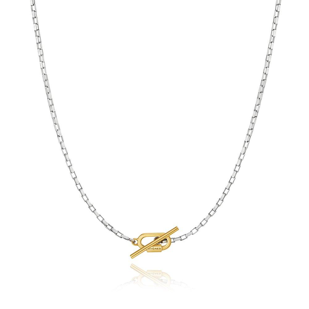 [By Iyer] Noiyu Silver (C) Toggle Bar Necklace Bh3N39365C9500