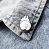 Personality Cute Cartoon Animal Buttocks Enamel Brooches Corgi Rabbit Duck Pig Ass Lapel Pins For Backpack Jewelry Decoration