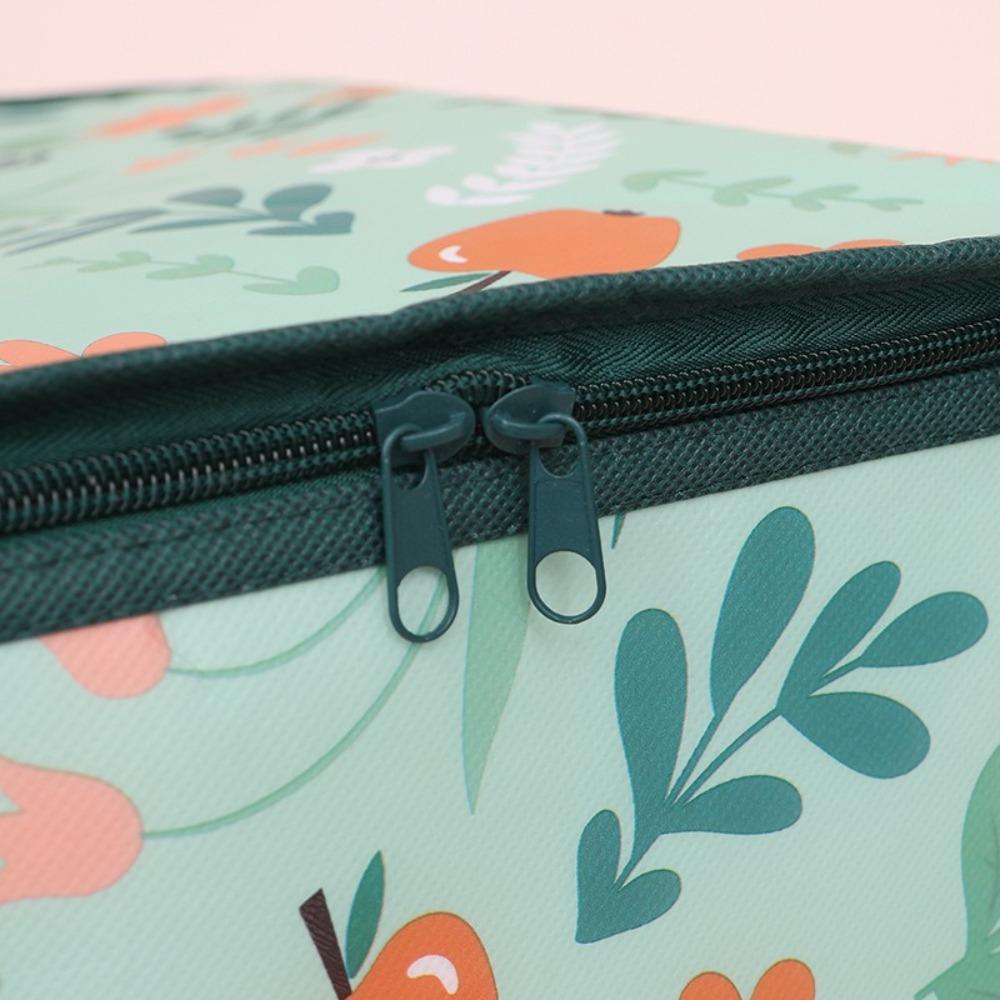 1pc Collapsible Insulated Cooler Bag Large Waterproof Grocery Bags Square Reusable Insulated Bag for Cake Frozen Foods