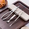 Seafood Tool Sets Crab Crackers Picks Spoons Set Stainless Steel Crab Peel Shrimp Tool Lobster Clamp Pliers Clip Pick Set