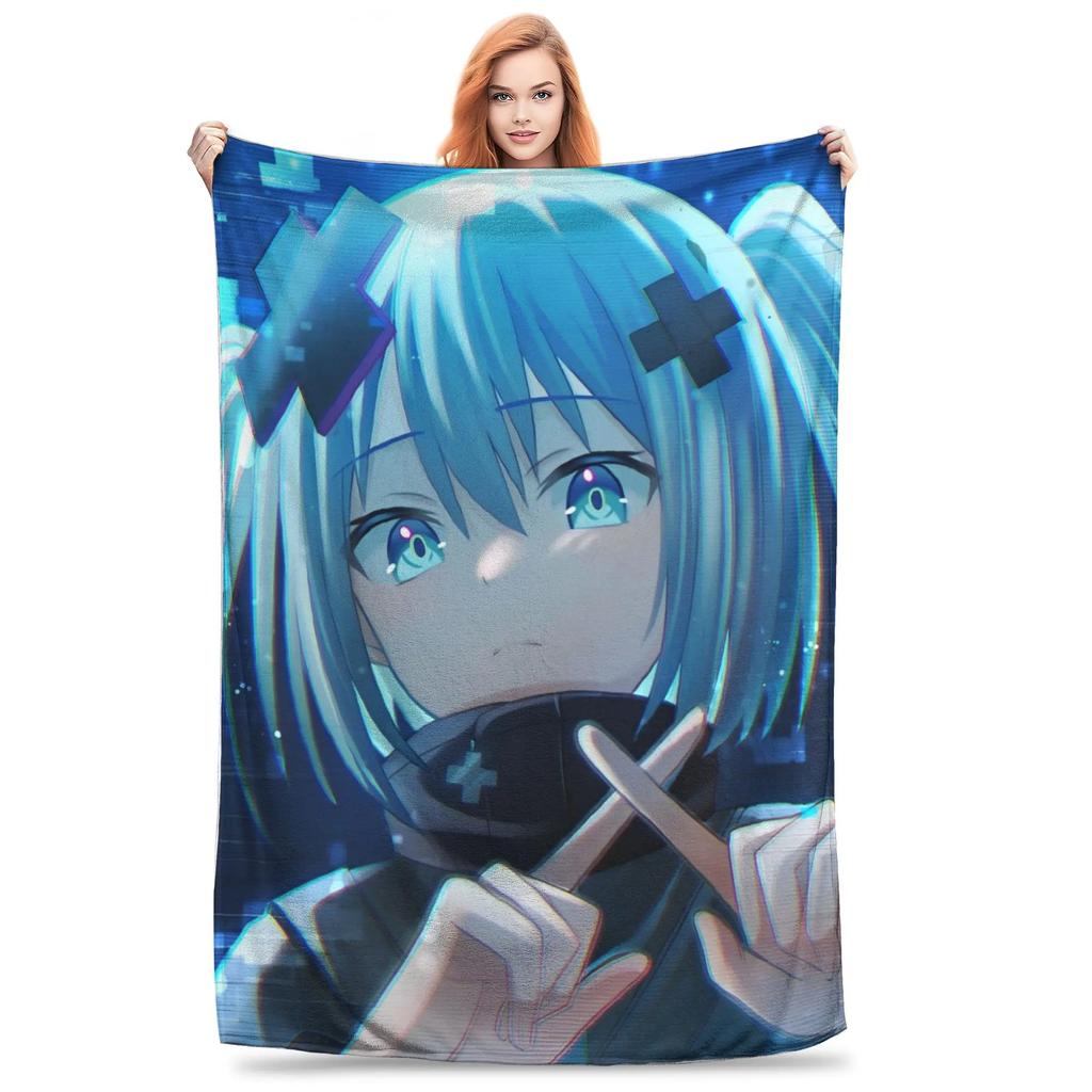 Yoisaki Kanade Flannel Throw Blanket Super Soft for Travel Bed Use Home Textiles