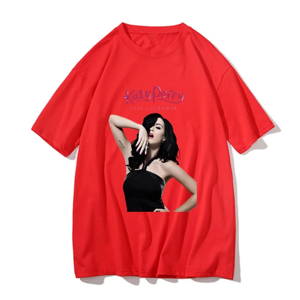 

Katy Perry Pattern Printed T-shirt Summer Comfortable Cotton Tee-shirt Round Neck Men Women Short Sleeved Tshirt 3XL