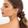 Silk Satin Scrunchies for Women, Solid Color Elastic Hair Ties, Elegant Ponytail Holder Hair Accessories