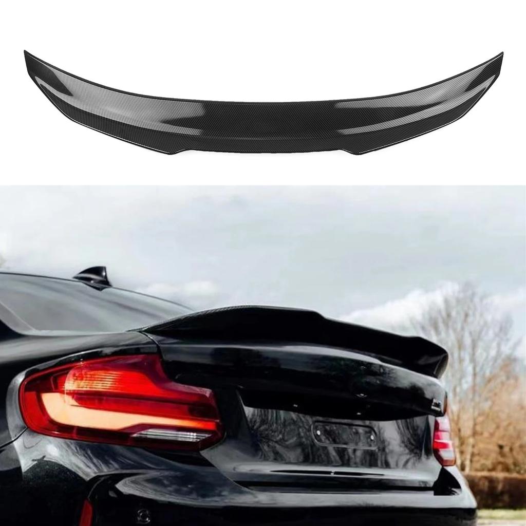 PSM Style Car Rear Trunk Lid Spoiler Wing Lip for BMW 2 Series F22 F23 F87 M2 218i 220i 228i M235i M240i Coupe 2 Door 2014-2021