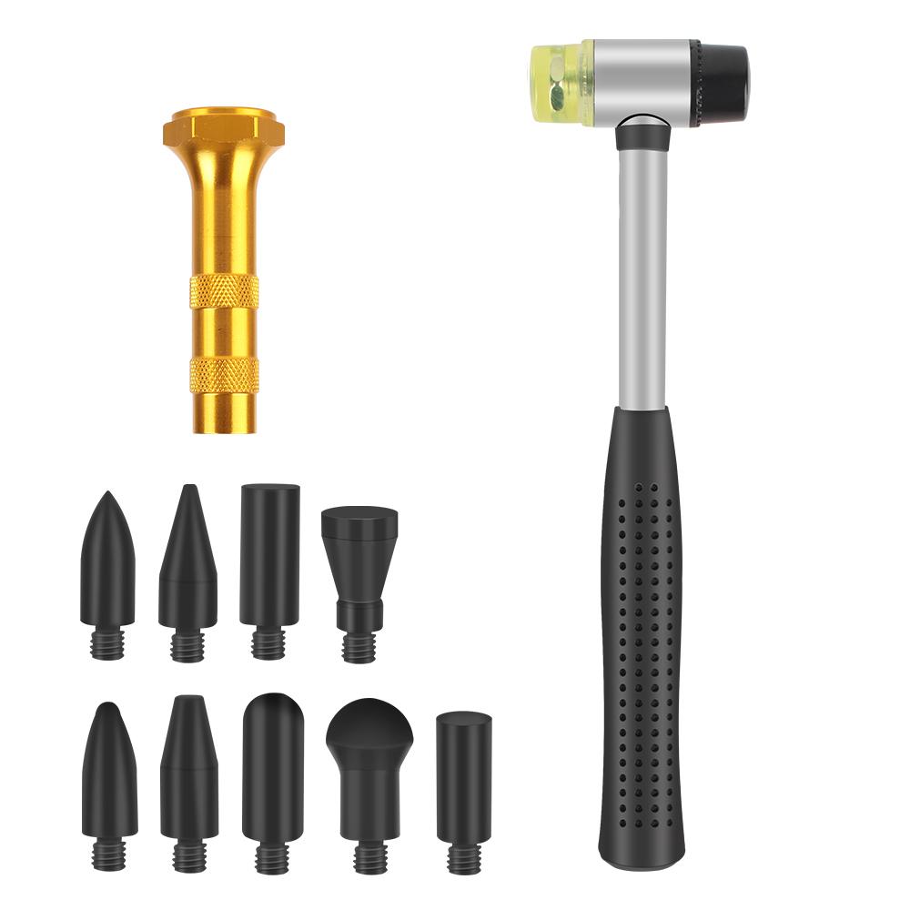 

Безболезненные инструменты Автоматический ремонт вмятин для автомобильного удаления града Инструмент для выстукивания Карандаш Удаление вмятин без покраски автомобиля Удаление вмятин на дверях чёрный