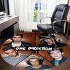 1pc ONE DIRECTION Chair Carpet for Office Non Slip, Lightweight, Machine Washable Rug for Office, Sleeping, Room Holiday Decor