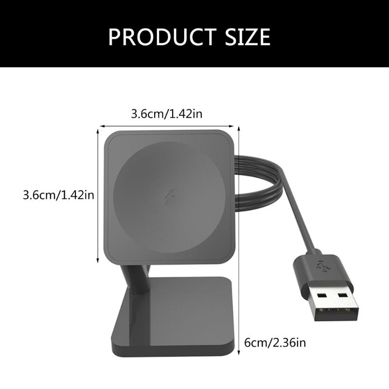 Watch Charging Solution Magnetic USB Charging Stand Easy to Use Magnetic Charging Stand ABS Stand for smartwatches 7