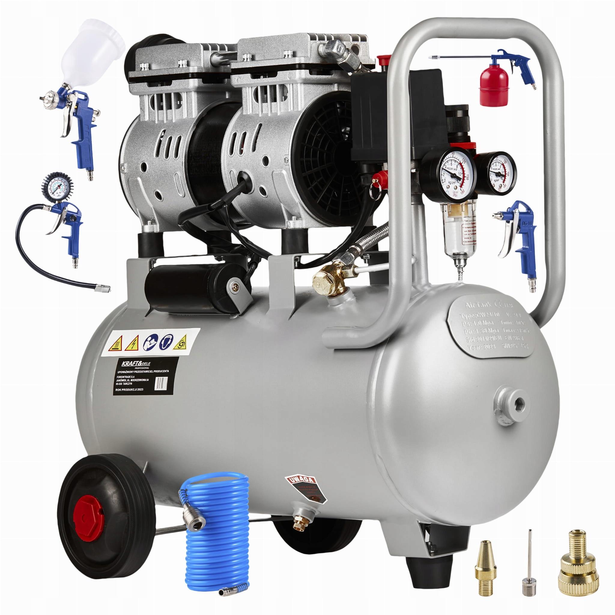 Oil-free compressor Kraft&Dele 24 8 Bar