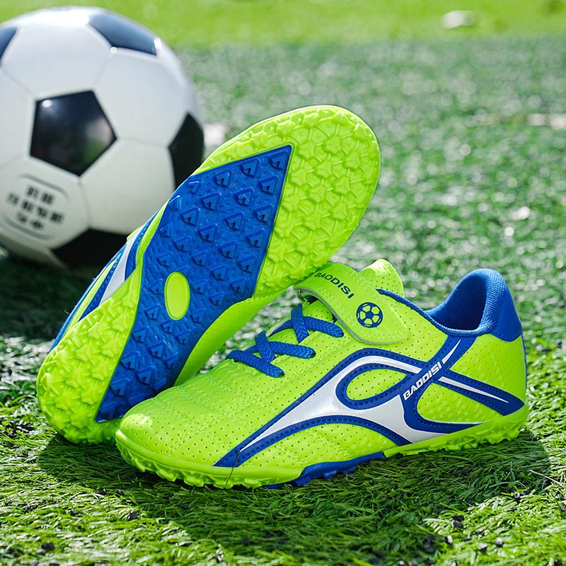 Children Football Shoes Grass Society Indoor Training Original Boys Soccer Shoes Cleats Non Slip Kids Football Field Boots New