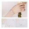 Brawo Women's Bracelet Popular 925 Silver Beautiful Chrysanthemum Flower Bangles Thin Chain Stylish Women's Bracelet Korean GD Western Style