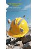 Iron Head Reflective Breathable Anti-Smash Construction Safety Helmet