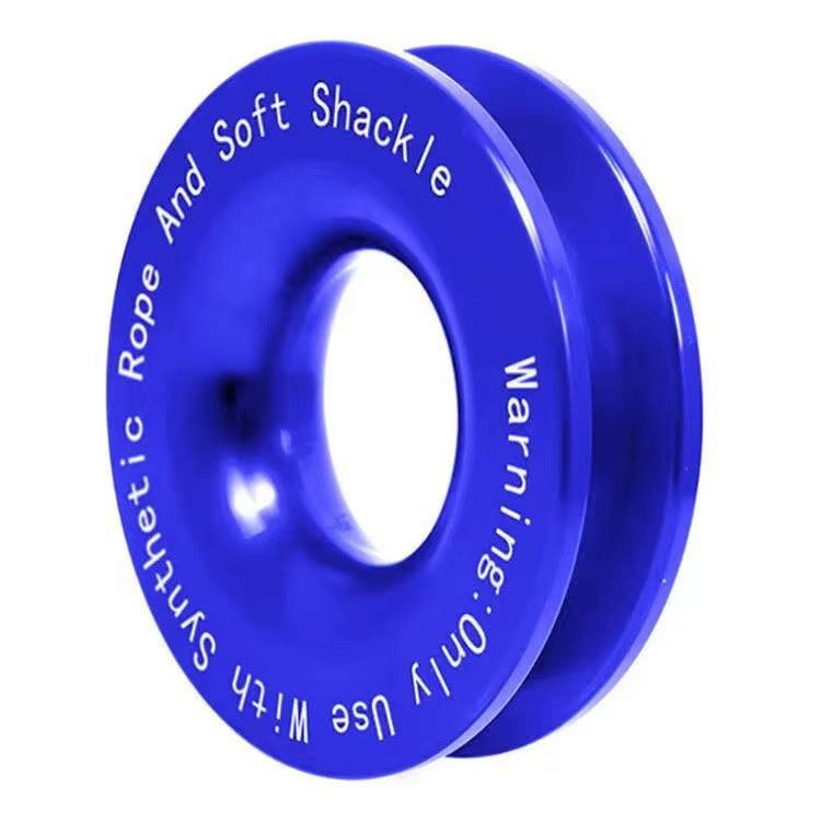 Aluminiumlegierung Winden pulleys Ring mit weichem Schlinghaken - Zubehör zur Bergung von Geländewagen