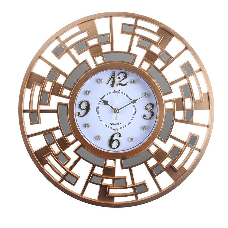 

Household Wall Clock 47CM Living Room Silent Electronic Clock Classical Nostalgic Clock Large Quartz Clock 47CM [style] 1