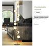 Nordic Multi-Head Magic Bean Floor Lamp - Creative Luxury Decor for Living Room and Bedroom.