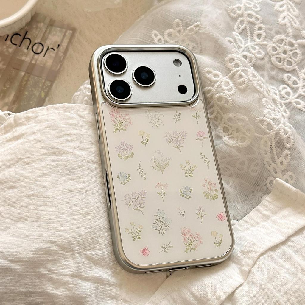 Artistic Flower Phone Case for iPhone 16, iPhone 17, and iPhone 17 Pro Max