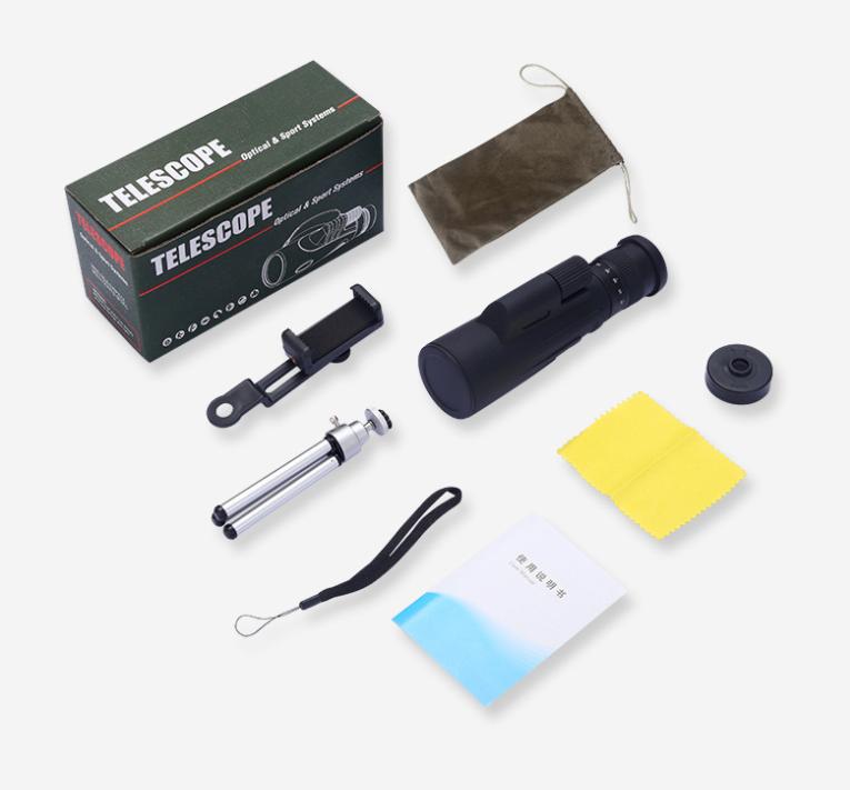 10-30x50 Bak4 High Definition Portable Handheld Monocular Zoom Telescope Concert Waterproof Outdoor Telescope