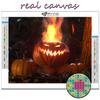 Diamantmalerei Halloween gruselige Kürbislandschaft Stickerei Kreuzstich Strass Home Decor