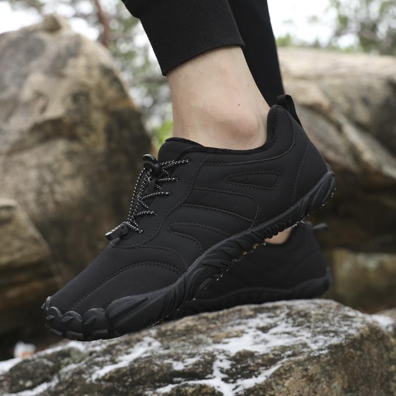 Warm Winter Hiking Shoes Men Women Plush Outdoor Sneakers Non-slip Casual Sports Shoes for Trekking Camping Walking