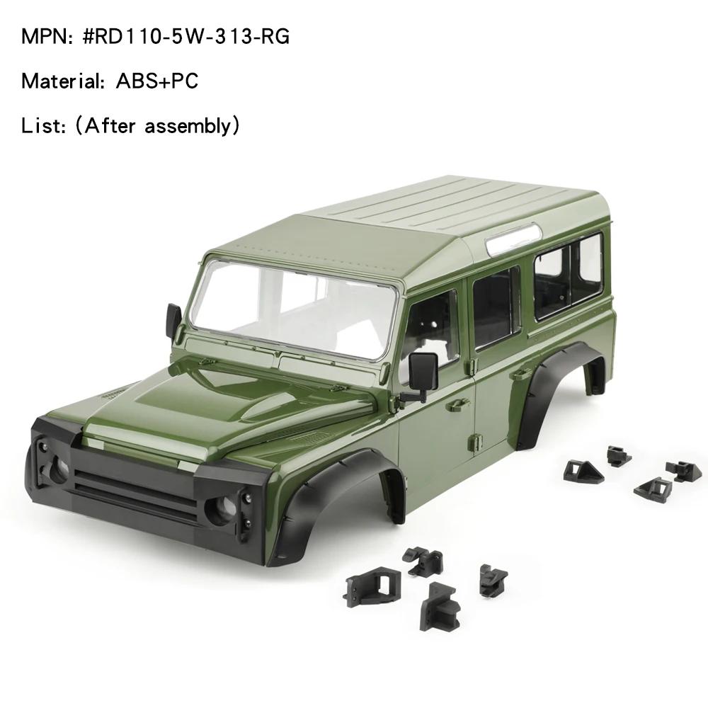 Plastic Simulation 324/313mm 5 Doors Monocoque Car Shell for 1/10 RC Crawler Car Traxxas TRX4 Defender RD110 Wagon Diy Parts