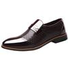 Scarpe da Uomo in Pelle Goffrata Taglia Grande Set di Piedi Abbinabili Scarpe Casual da Uomo in Pelle 38-48